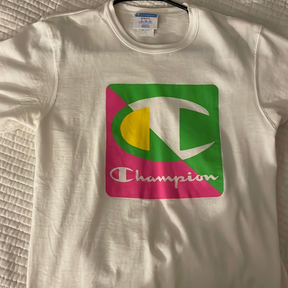 Worn once, champion top, size small